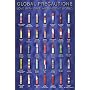 Global Precautions (Flag Condoms) Art Poster Print - 24" X 36"