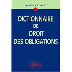 Dictionnaire de droit des obligations