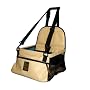 Kyjen Outward Hound Car Booster Small Deluxe Faux-Leather, Tan
