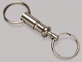 Hy-Ko #KC116-CLIP SLV Pull Apart Key Ring