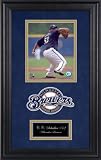 C.C. Sabathia Milwaukee Brewers Deluxe Framed 8x10 Photograph with Plate