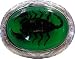 Green Cased Scorpion Belt Buckle