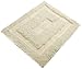 InterDesign Microfiber Spa Bathroom Accent Rug, 21 x 17, Natural