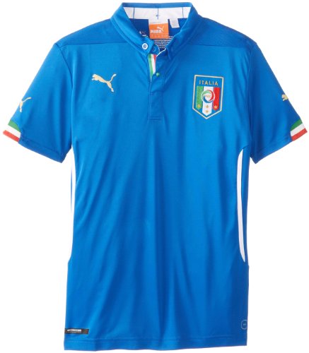 Puma Boy's Italia Home Replica Soccer Jersey