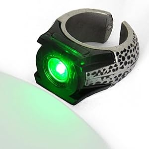 Green Lantern Anneau Bague Lumineuse de Al Jordan Noble collection