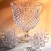 FOOTED PUNCH BOWL SET - 10 PIECE 24% CRYSTAL FOOTED PUNCH BOWL WITH CUPS