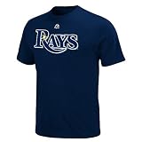 David Price Tampa Bay Rays Majestic Navy MLB Player T-shirt