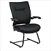 Guest Chair / Visitors Chair - Deluxe Black Mesh Visitors Chair - Office Star - 3705