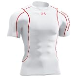 (アンダーアーマー)UNDER ARMOUR UA HGコンプレッションブロックSS MCM4112 アスレチック メンズ ベースレイヤー コンプレッション MCM4112 WHT/WHT/RED W