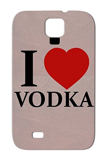 Funny Feast Provocative Vodca Alcohol Drug Alcoholic Student Nice Funny Wine Drunk Fun Beer Cocktail Whiskey Mad Drink Cool Fashion MODERATION Bar Humor Night Laughter Vodka Red Case Cover For Sumsang Galaxy S4 I Love