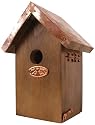 Esschert Design Wren Bird House - Antique Wash with Copper Roof