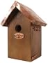 Esschert Design Wren Bird House - Antique Wash with Copper Roof