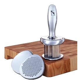 Butcher's Kitchen Impressor BK001 Three In One Multi Function Meat Preparation Tool by Meat Tenderizers