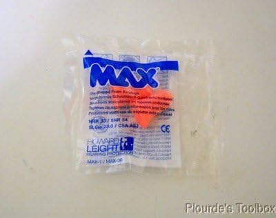 (10) Pairs New Howard Leight Max-1 Uncorded Disposable Foam NRR33 Earplugs by Howard Leight Max