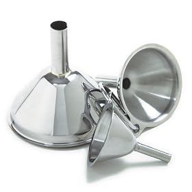 Norpro 3-Piece Stainless Steel Funnel Set