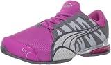 Puma Womens 76 Runner Nylon Fashion Sneaker,Black/Raspberry Rose,11 B US
