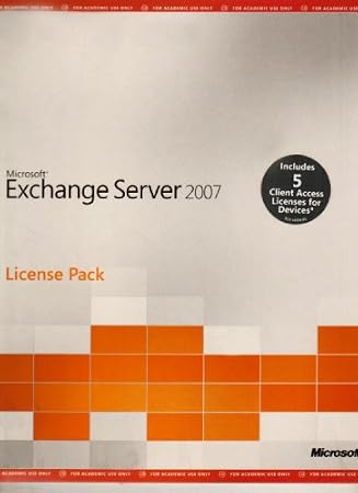 Microsoft Exchange Standard CAL 2007 English MLP 5 AE Device CAL