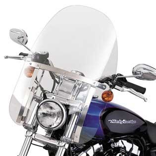 Quick Release Detachable Compact Windshield - Standard-Height-Clear