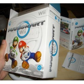 Mario Kart with Wheel And Wiimote for Nintnedo Wii