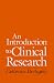 An Introduction to Clinical Research