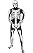 Morphsuits Men's Premium Glow Skeleton