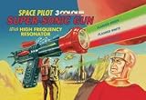 30 x 20 Stretched Canvas Poster Space Pilot Super-Sonic Gun