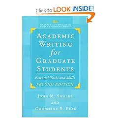 Academic Writing for Graduate Students, Second Edition: Essential Tasks and Skills (Michigan Series in English for Academic & Professional Purposes)