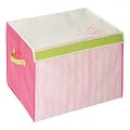 XXL WENKO Aufbewahrungstruhe Princess - 50 x 40 x 40 cm - Vlies - faltbar - Aufbewahrungsbox - Spielzeugkiste