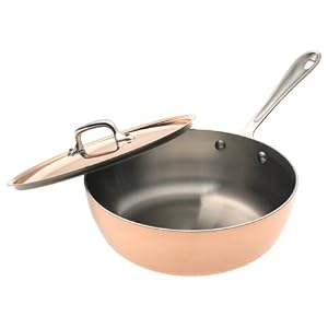 All-Clad Cop-R-Chef 3-Quart Saucier Pan by All-Clad