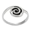 Sterling Silver Celtic Spiral Ring