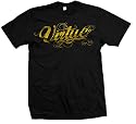 Virtue 2010 Metallic Script T-Shirt - Black