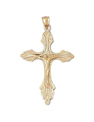 CleverEves 14k Gold Pendant Cross 7.8 - Gram(s)