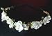 Shop4(TM)Lady's Floral Elastic Headpieces,Headband-White Flowers (A 314-020)
