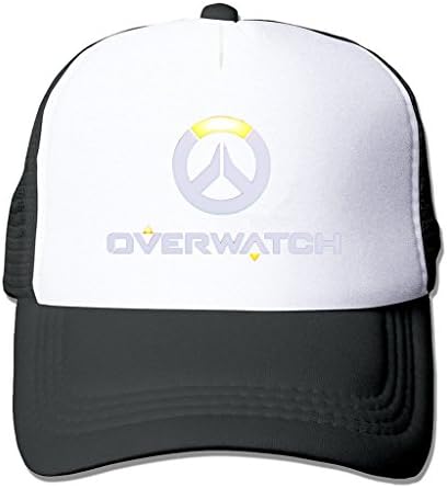 TTGHAT Overwatch Logo Printing Snapback Cap Sun Visor Baseball Mesh Hat Black