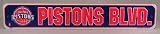 Detroit Pistons Blvd. Street Sign NBA Licensed