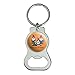 Hanging With My Gnomies Gnomes Bottle Cap Opener Keychain Key Ring