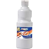 Prang Washable Finger Paint, 16 Ounce Bottle, White (41609)