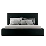 caveau bed with headboard from zanotta - 87.8 x 88.98