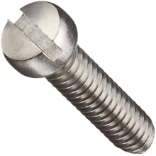 ASME B18.6.3 18-8 Stainless Steel Fillister Head Machine Screw, Slotted Drive