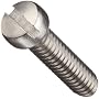 Stainless Steel Machine Screw, Fillister Head, Slotted Drive, #8-32, 7/8" Length (Pack of 10)