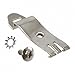 BUD Industries DNC-4796 DIN RAIL MOUNTING CLIP, 35MM, STEEL