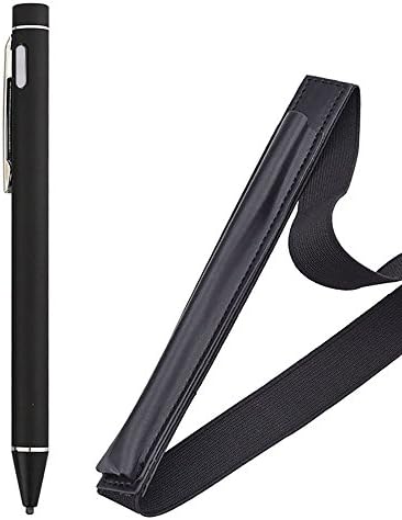 Fine Point Active Stylus Pen,365invent Precision Digital Stylus for iPad Air/2/3/4/Mini,iPhone,Samsung Galaxy Tab Note,Google Nexus Related Android Tablets(PU Leather Holder for Stylus) (Black)