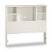 South Shore Furniture, Sand Castle Collection, Bookcase Headboard 39", Pure White