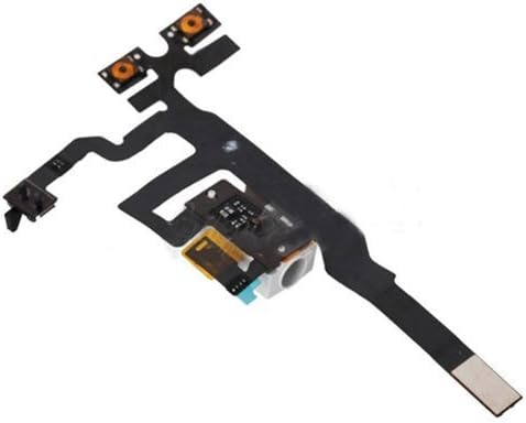 Headphone Audio Jack Ribbon Volume Power Flex Cable for iPhone 4S 4GS
