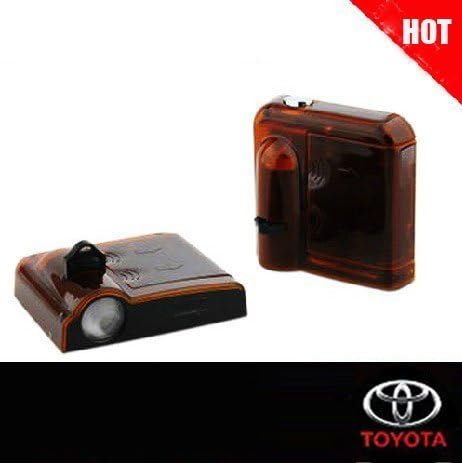 Car Logo Ghost Shadow Emblems Wireless Door Sensor Lights No Drill Type Cree Led Laser Door Shadow Light Welcome Projector Lamp 2pc Pack