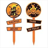 Halloween Garden Yard Stakes Outdoor Holiday Set Gift
