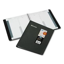 At-A-Glance 70-214-05 24-Hour Appointment Book Ruled 1 Day/page, Hourly Appts, 8-1/2 x 11, Black