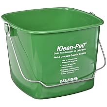 San Jamar KP256 Green Kleen Pail Container, 8qt Capacity, For Cleaning Solutions