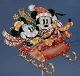 Disney Minnie & Mickey Mouse In Sleigh Lighted Christmas Yard Art