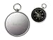 Small Compass - Engraved Name On The Back: Barnet